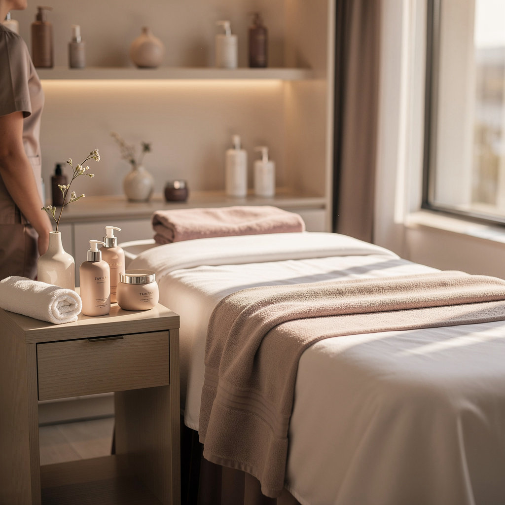 Tavitah Spa and Cosmetics modern beauty treatment room